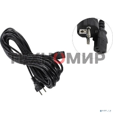 Кабель питания ExeGate Power PC-10P (Евровилка Schuko->С13) VDE-250V-3*0.75-CU, 10A, черный, 10м