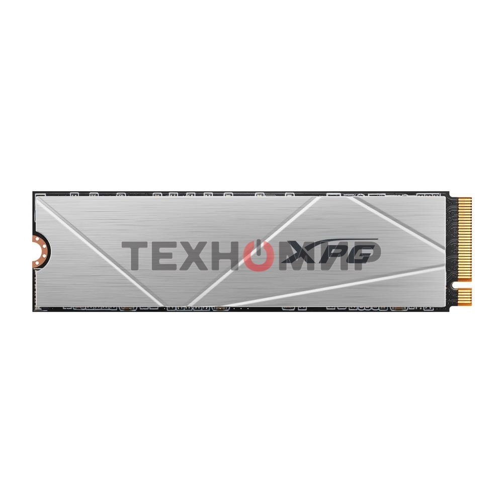 Накопитель SSD ADATA XPG GAMMIX S60, 2Tb, PCIe 4.0 x4, M.2 2280, NVMe, R/W 5000/4200, с радиатором