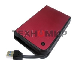 Внешний корпус для HDD AgeStar 3UB2A14 (красный) usb3.0 to 2,5