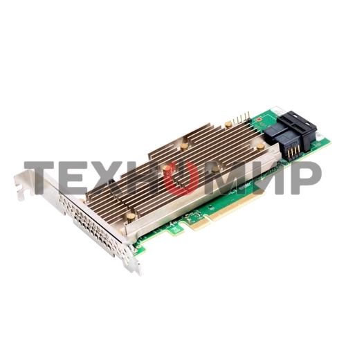 Контроллер MegaRAID 9460-8I SGL (05-50011-02), PCIe 3.1 x8 LP, SAS/SATA/NVMe, RAID 0,1,5,6,10,50,60, 8port(2 * int SFF8643), 2Gb Cache, 3508ROC