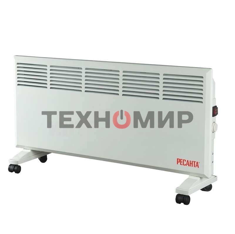 Конвектор электрический Ресанта ОК-1600 белый, 1600 Вт, 20 м2, термостат