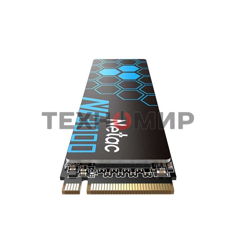 Накопитель SSD Netac NV3000, 500Gb, PCIe 3.0 x4, M.2 2280, NVMe, R/W 3000/2100, с радиатором
