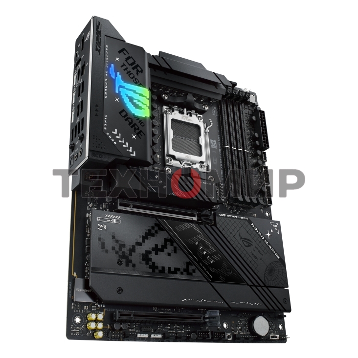 Материнская плата ASUS ROG STRIX X870-F GAMING WIFI, AM5, AMD X870, 4xDDR5, 2xSATA, 4xM.2, 1xPCI-E 5.0 x16, 1xPCI-E 4.0 x4, 1xHDMI, 1xDP, 2xUSB-C USB4, 1xUSB-C 10Gbps, 5xUSB-A 10Gbps, 4xUSB-A 5Gbps, 1x 2.5Gb LAN, 2x3.5 мм, 7.1, ATX