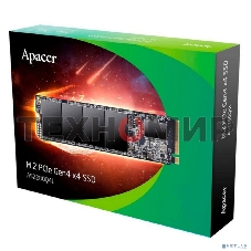 Накопитель SSD Apacer AS2280Q4L, 512Gb, M.2 2280, PCIe 4.0 x4, NVMe, R/W 3600/3000