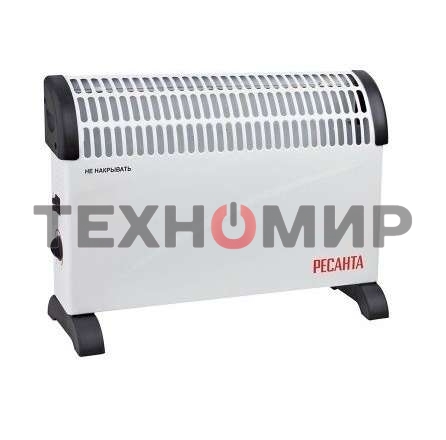 Конвектор электрический Ресанта ОК-1000С белый, 1000 Вт, 15 м2, термостат