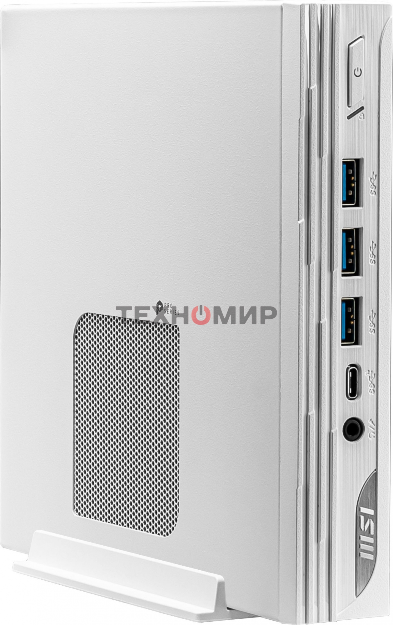 Мини ПК MSI Pro DP10 13M-025BRU i5 1340P (1.9) Iris Xe noOS 2.5xGbitEth WiFi BT 120W белый (936-B0A612-025)