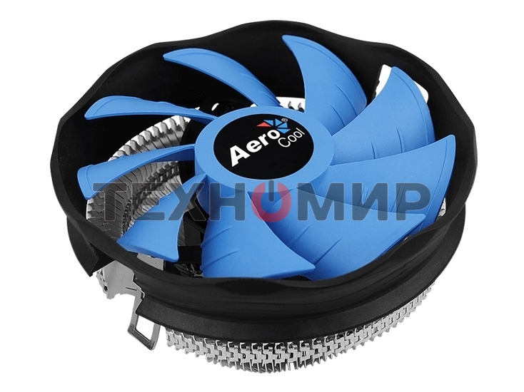 Кулер для процессора AeroCool/Formula Verkho Plus серебристый/черный, 120 мм, алюминий, 2000 об/мин, 26.5 дБ, 4 pin, 110 Вт, 68 мм