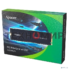 Накопитель SSD Apacer AS2280Q4X, 512Gb, M.2 2280, PCIe 4.0 x4, NVMe, R/W 4500/2500, с радиатором