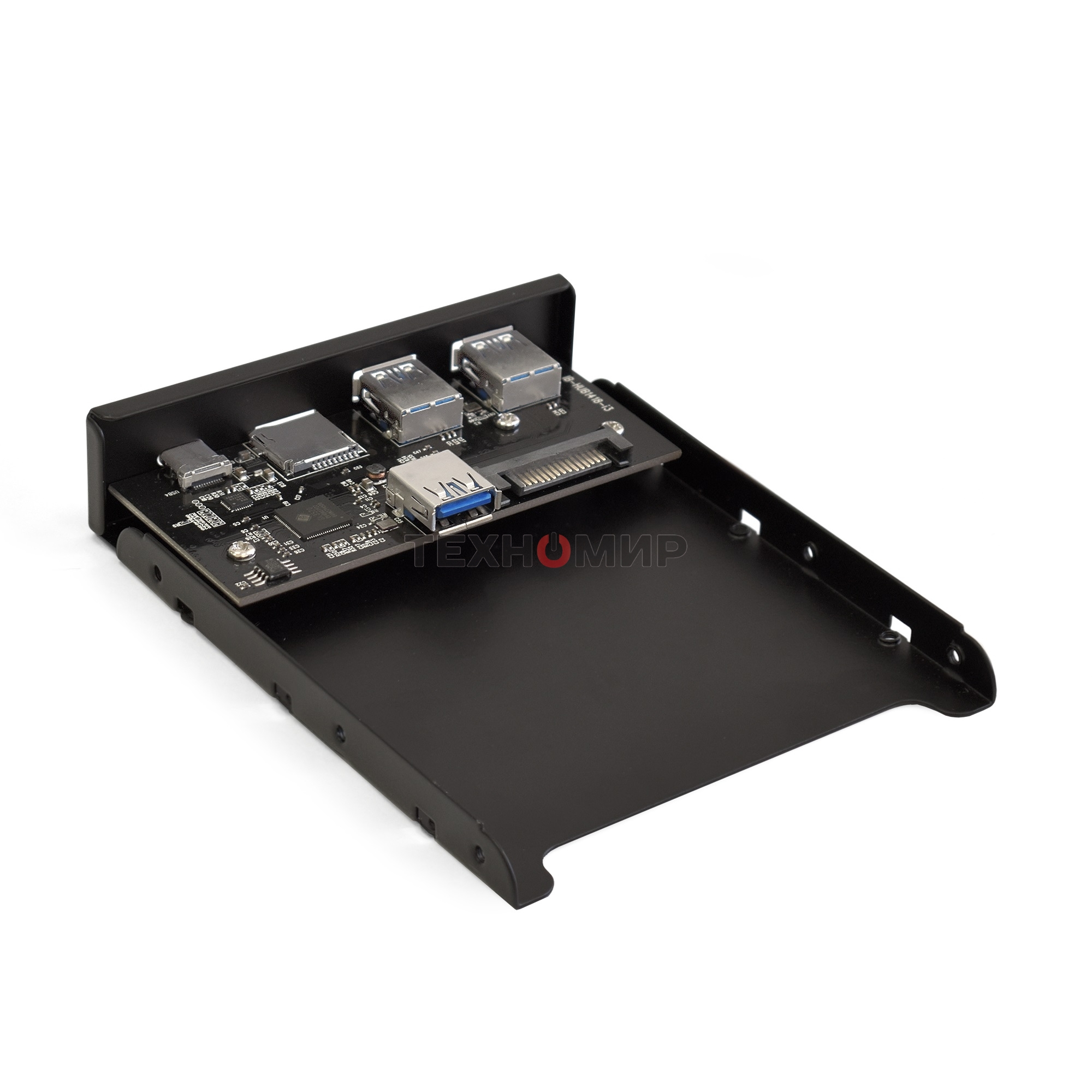 Планка USB на переднюю панель ExeGate U3H-621, 3,5