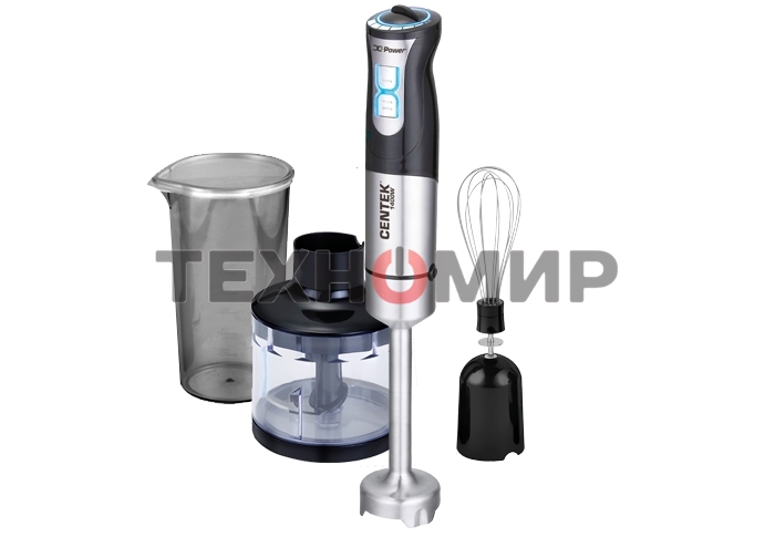 Блендер погружной Centek CT-1342 1400 Вт, черный/стальной