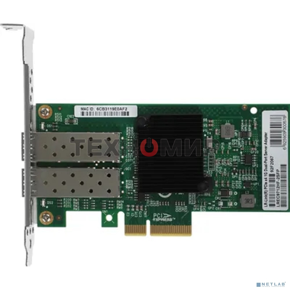 Сетевой адаптер PCIE 1Gb 2SFP LREC9712HF-2SFP LR-LINK