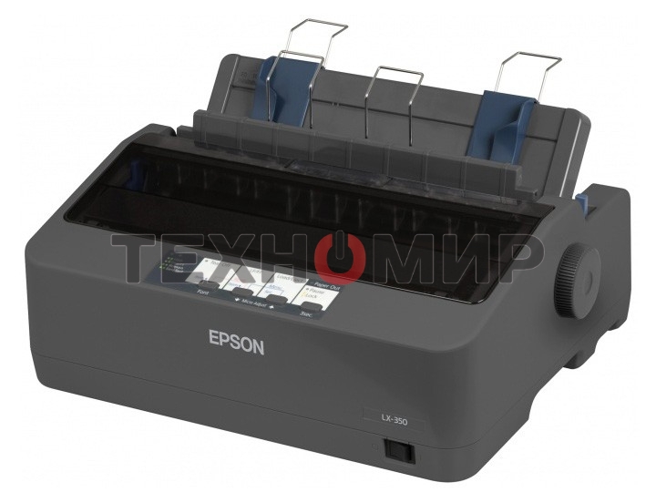 Принтер матричный Epson LX-350 (C11CC24031/C11CC24032), (А4, 357 cps (12 cpi), USB, LPT, COM)