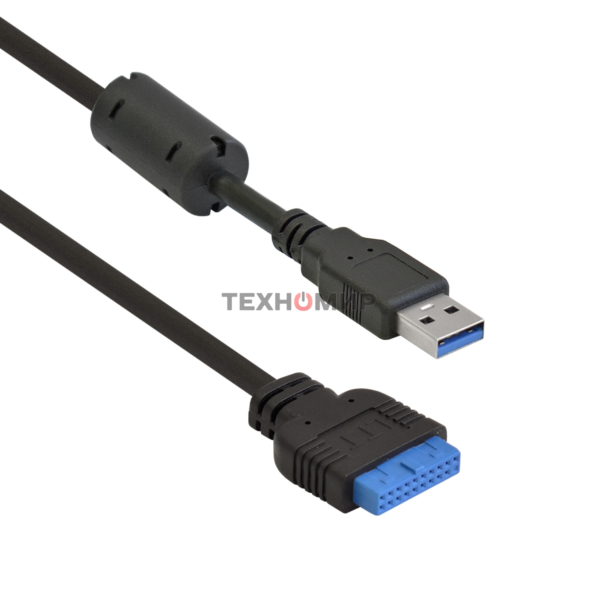 Планка USB на переднюю панель ExeGate U3H-621, 3,5