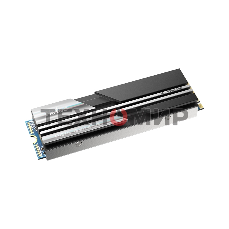 Накопитель SSD Netac NV5000, 500Gb, M.2 2280, PCIe 4.0 x4, NVMe, R/W 5000/2500, с радиатором