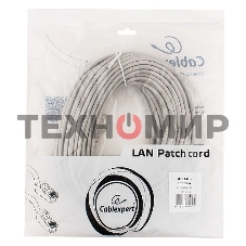 Патч-корд UTP Cablexpert cat.5e, 20м, литой, многожильный серый