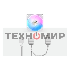 Вентилятор для корпуса Ocypus Delta F12 BK ARGb белый 120мм 2000rpm 4-pin