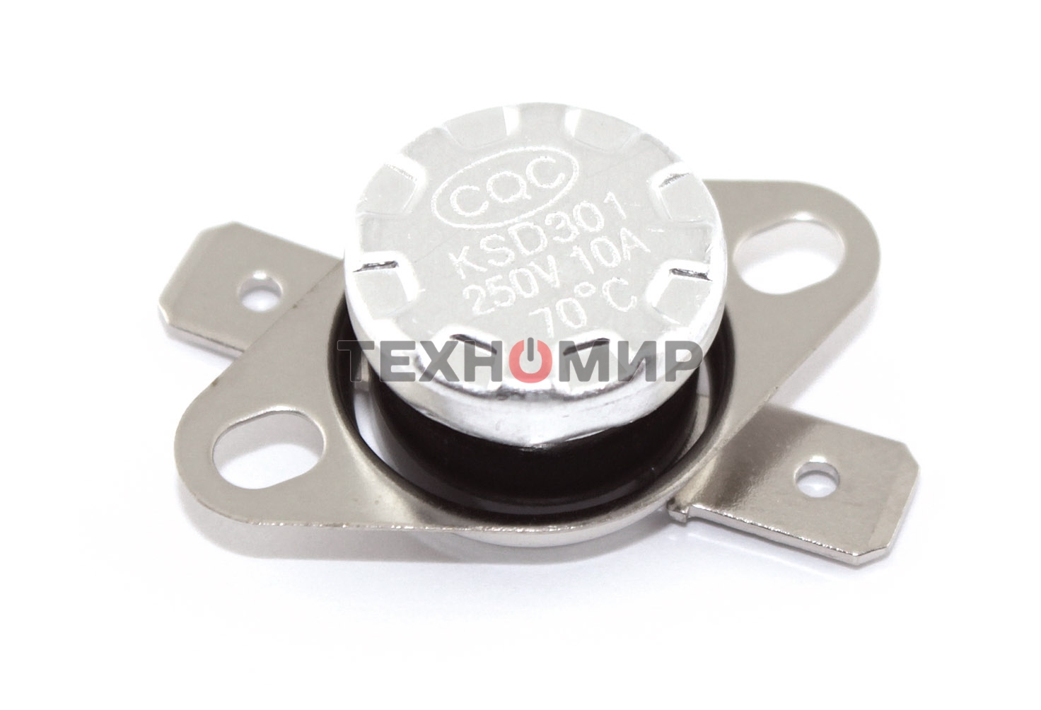 Термостат биметаллический KSD301 10А/70 С нормально замкнутый