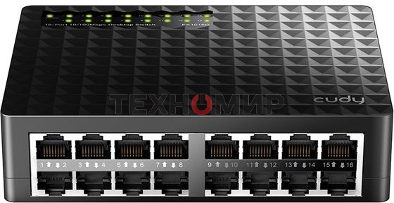 Коммутатор Cudy FS1016 (L2) 16x100 Мбит/с неуправляемый