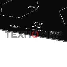 Индукционная варочная панель Monsher MHI 6006, 60 см 9 уровней мощности, инвертер, бустер, блокировка управления, Stop and Go, таймер, автоматическое отключение, сенсорное управление, индикатор остаточного тепла, 5 цифровых дисплеев, черный