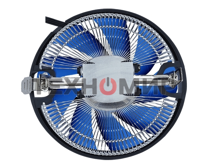 Кулер для процессора AeroCool/Formula Verkho Plus серебристый/черный, 120 мм, алюминий, 2000 об/мин, 26.5 дБ, 4 pin, 110 Вт, 68 мм