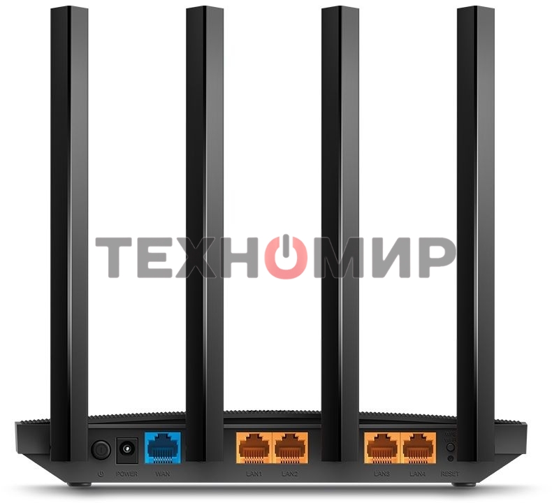 Роутер беспроводной TP-Link Archer C80 AC1900 10/100/1000BASE-TX черный