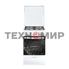 Плита газовая Gefest ПГ 5100-02 0009 белый, конфорок 4 шт, духовка 52 л, 50 см x 85 см x 58.5 см