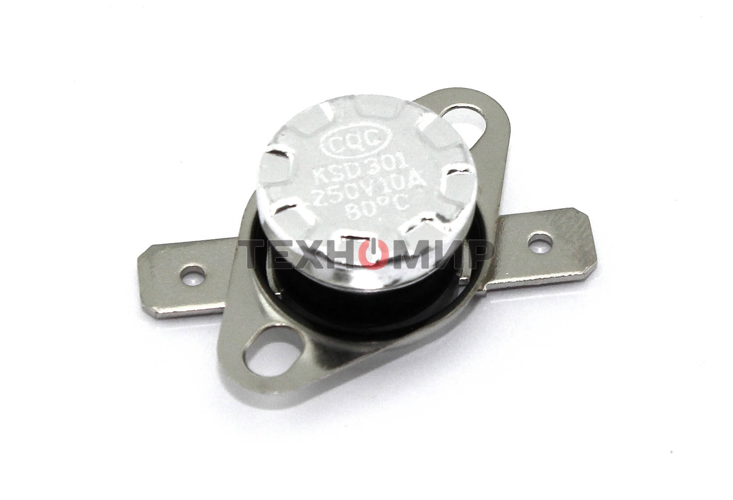 Термостат биметаллический KSD301 10А/80 С нормально замкнутый