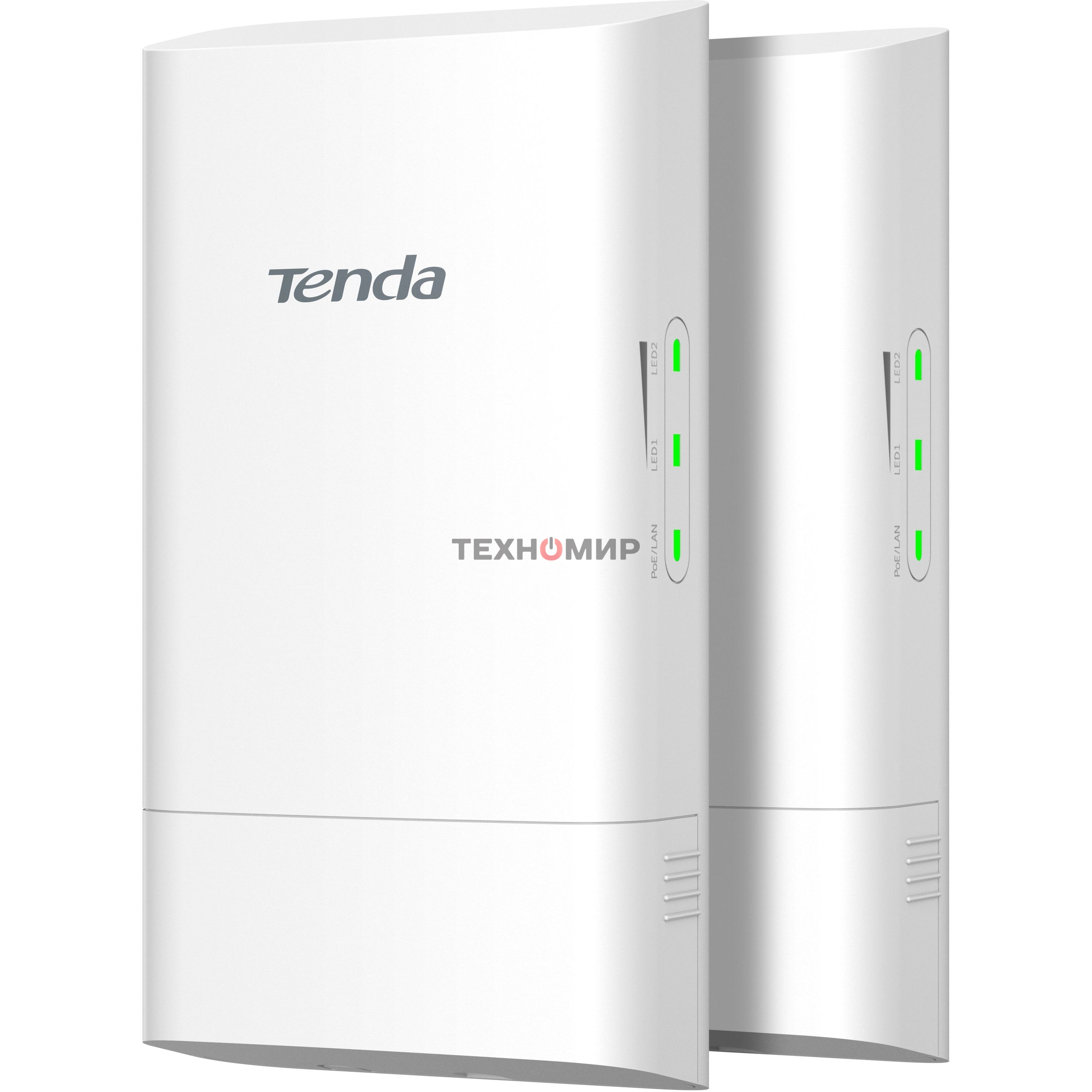 Tenda O1-5G Наружная точка доступа, 5 ГГц, до 867 Мбит/с, внутренняя антенна 1x9dBi, IP65, PoE, LAN 1x100 Мбит/с