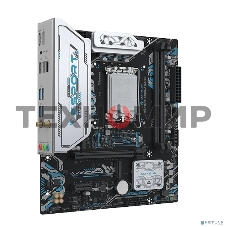 Материнская плата Maxsun MS-eSport B860M GANK WIFI, LGA1851, Intel B860, 2xDDR5, 4xSATA, 2xM.2, 1xPCIe 5.0 x16, 1xPCIe 4.0 x1, 1xDP, 1xHDMI, 1x1Gb LAN, Wi-Fi 6E, Bluetooth 5.2, 5xUSB-A 5Gbps, 3xUSB-A 2.0, 3x3.5 мм, 7.1, mATX
