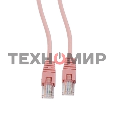 Патч-корд UTP Cablexpert cat.5e, 2м, литой, многожильный розовый