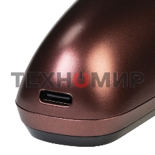 Электробритва Galaxy Line GL 4209, бронзовый, аккумуляторная, 5 Вт, Li-Ion аккумулятор емкостью 600 мА*ч, вр. непр. работы до 1,5 ч, ножи из нержавеющей стали, 3 независимые плавающие головки, возможность промывки бреющего блока, индикатор заряда и работы