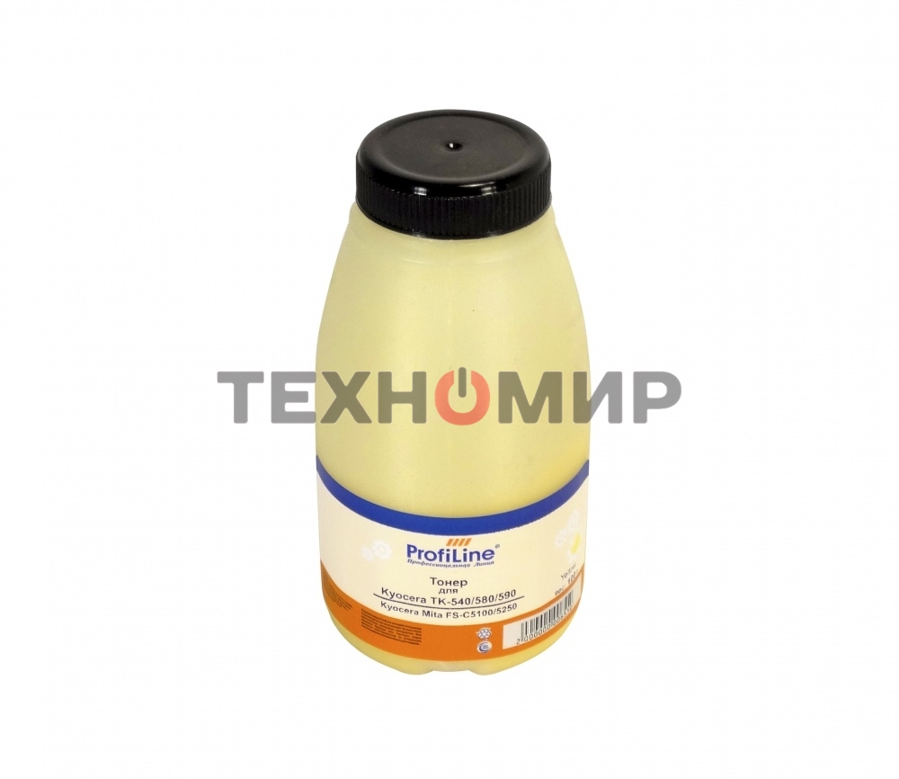 Тонер ProfiLine TK-540/580/590 Yellow для принтеров Kyocera Mita FS-C5100/5250 100 гр Фасовка РФ