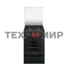 Плита газовая Gefest ПГ 5100-02 0183 черный, конфорок 4 шт, духовка 52 л, 50 см x 85 см x 58.5 см