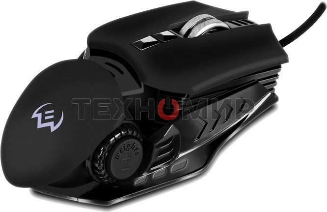 Мышь проводная SVEN RX-G815 черный, 8000 dpi, USB, кнопки - 7