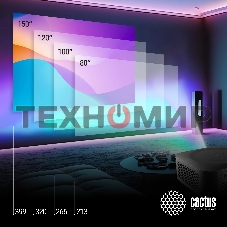 Проектор Cactus CS-E2.SG DLP 5600Lm (1920x1080) 200000:1 ресурс лампы:20000часов 1xUSB typeA 1xHDMI 4.2кг