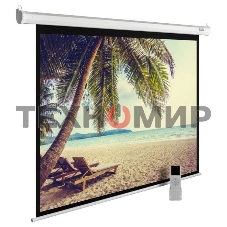 Экран Cactus 360x360 см MotoExpert CS-PSME-360x360-WT 1:1 настенно-потолочный рулонный белый (моторизованный привод)