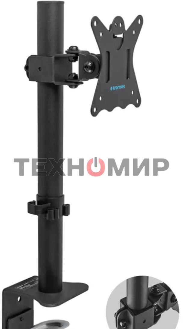 Кронштейн для монитора Kromax CASPER-505 черный 4 шт/уп. 10