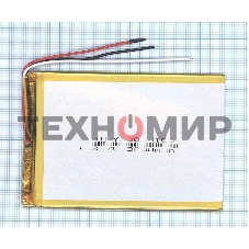 Аккумулятор Li-Pol (батарея) 3x70x100мм 3pin 3.7V/3000mAh
