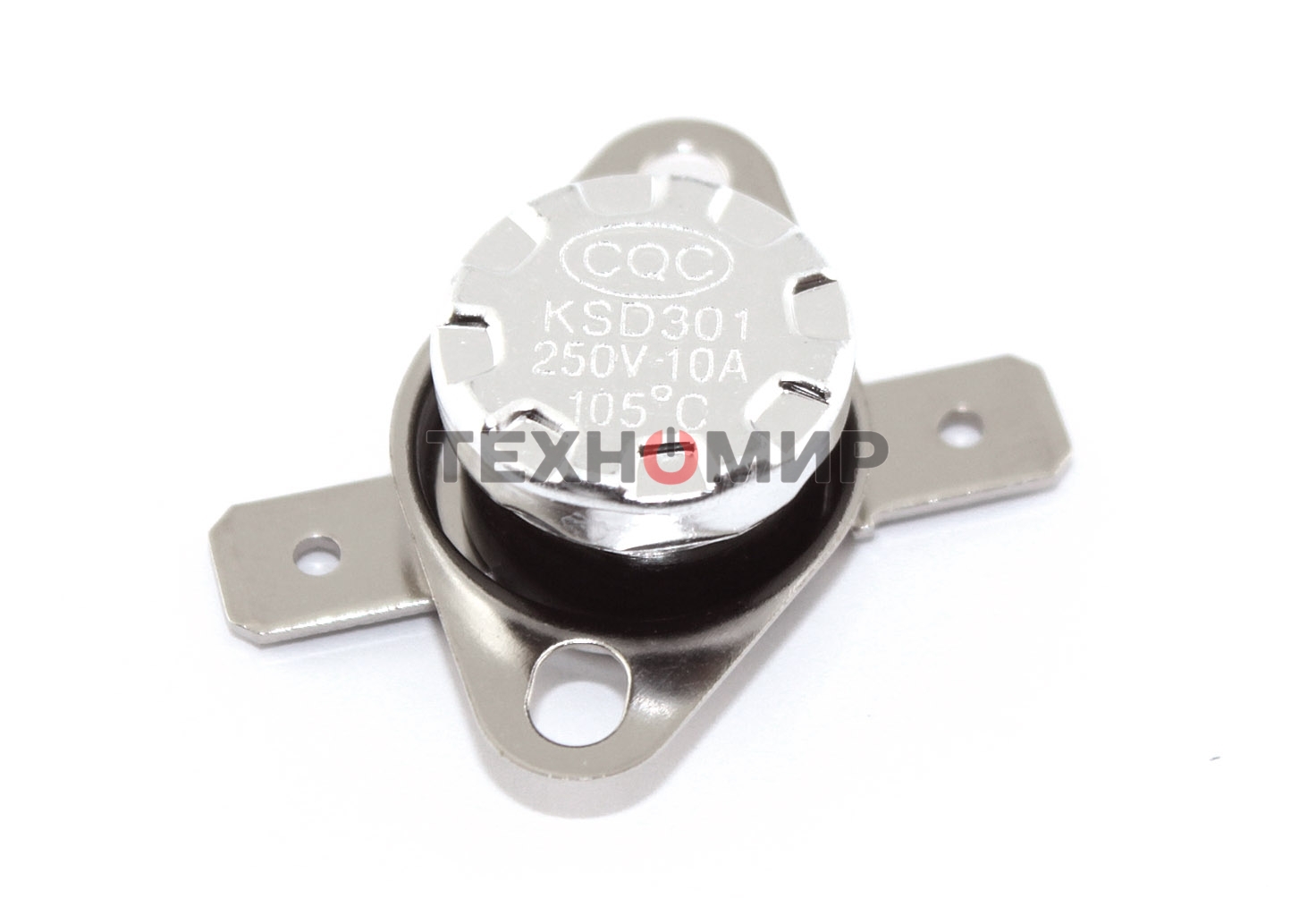 Термостат биметаллический KSD301 10А/105 С нормально замкнутый