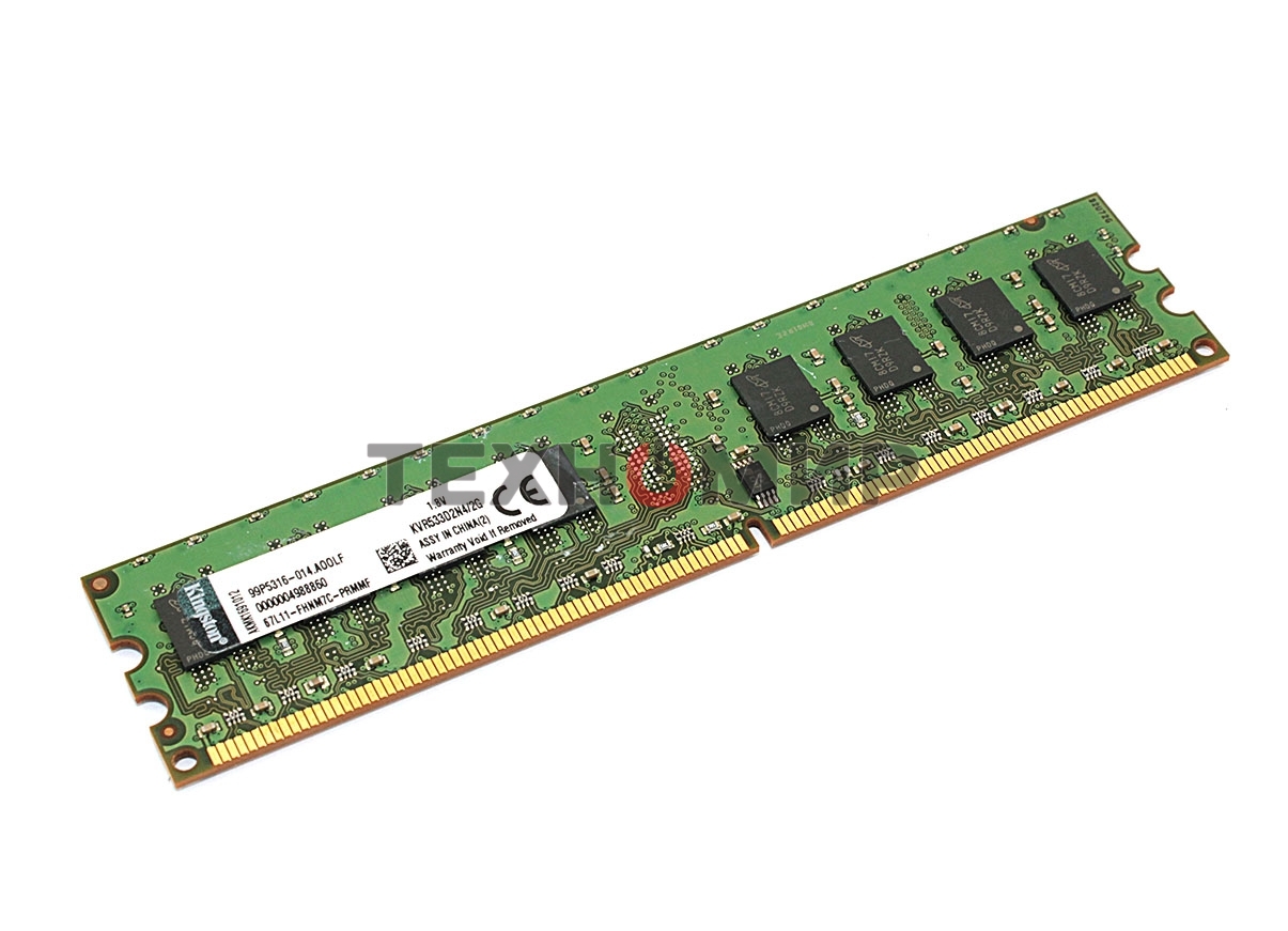 Оперативная память Kingston, DDR2, 2Gb (1x2GB), 533MHz, CL4, DIMM, OEM