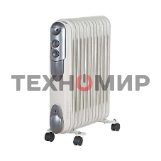 Обогреватель масляный Ресанта ОМПТ-12Н (11 секций) белый, 2500 Вт, 25 м2, термостат 67/3/5