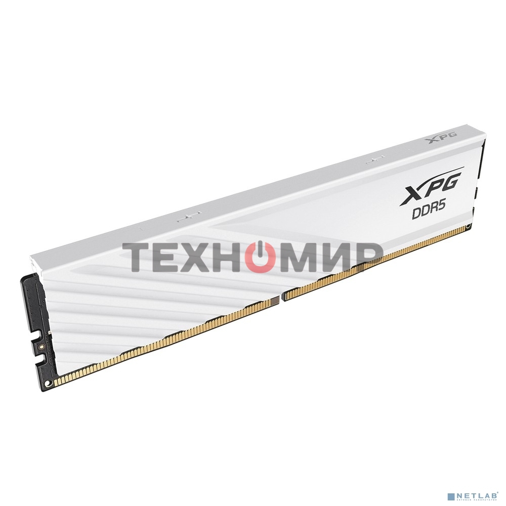 Оперативная память XPG Lancer Blade, DDR5, 32GB (2x16GB), 6000MHz, CL34, DIMM, с радиаторами, белый