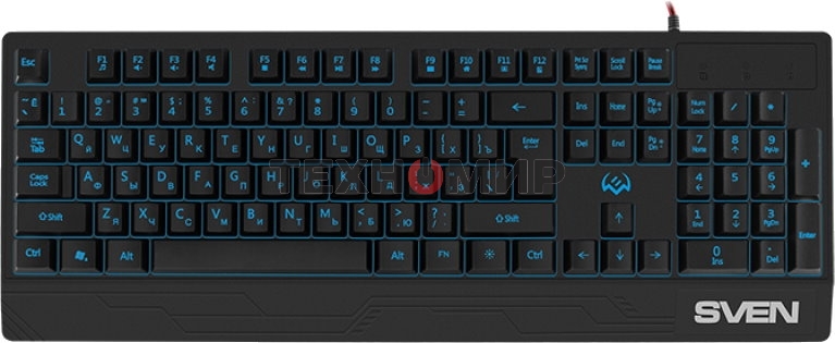 Клавиатура Sven KB-G8300 проводная, USB Type-A, чёрный