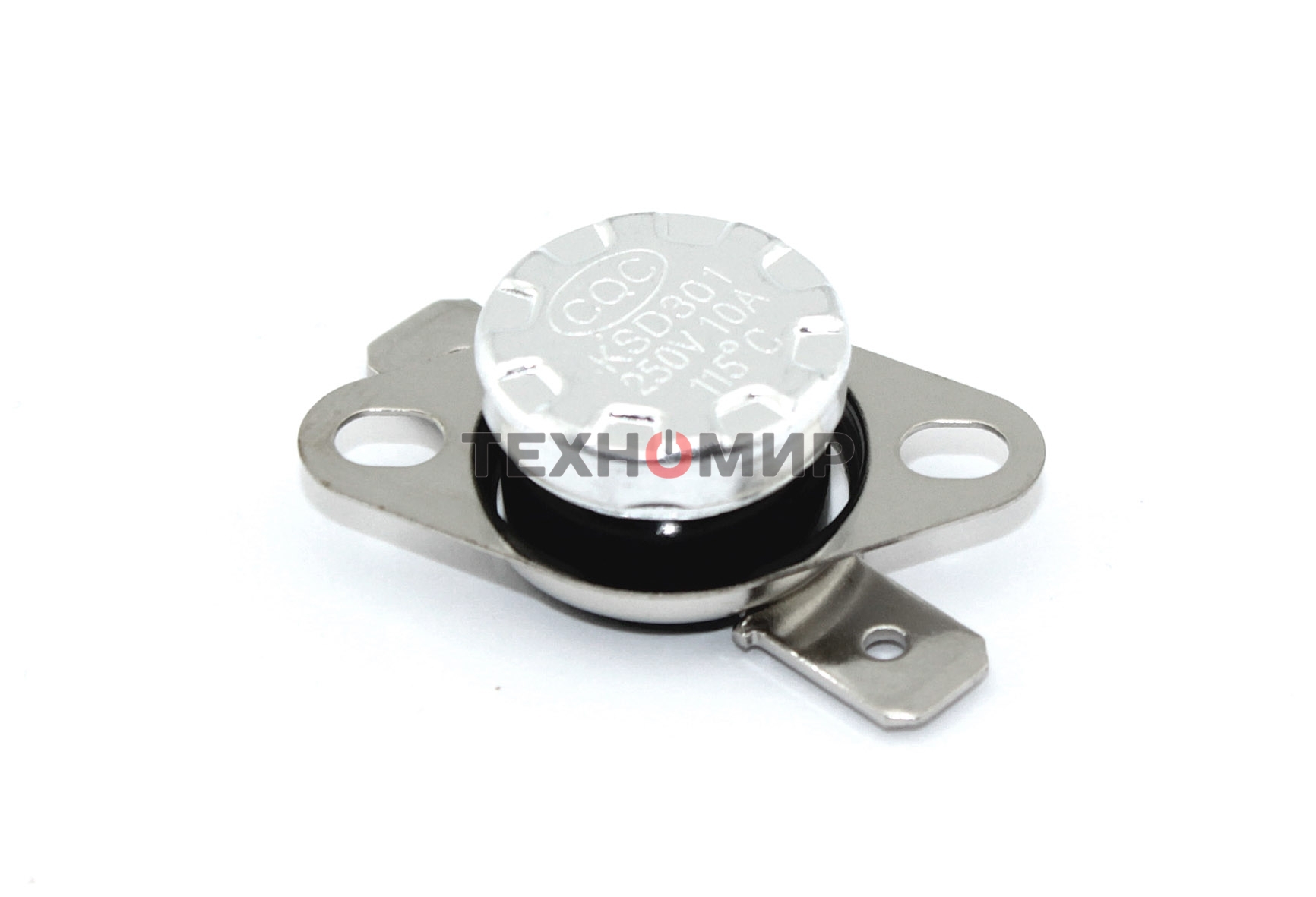 Термостат биметаллический KSD301 10А/115 С нормально замкнутый