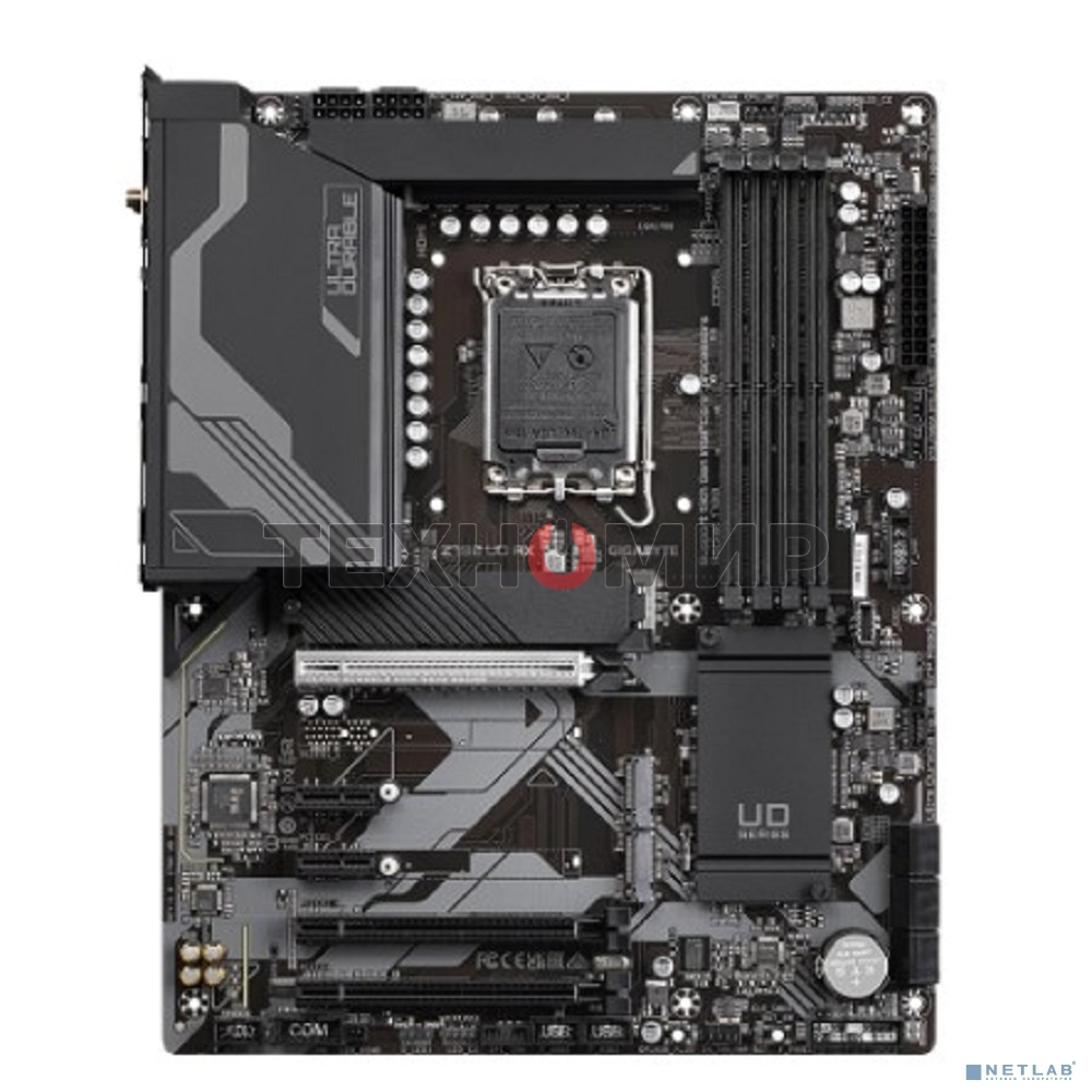 Материнская плата Gigabyte Z790 UD AX (V1.1/V1.2), LGA 1700, Intel Z790, 4xDDR5, 6xSATA, 3xM.2, 1xPCIe 5.0 x16, 1xPCIe 4.0 x4, 1xPCIe 3.0 x1, 1xHDMI, 1xDP, 1x 2.5Gb LAN, 4xUSB-A 2.0, 4xUSB-A 3.2 Gen 1, 1xUSB-A 3.2 Gen 2, 1xUSB-C 3.2 Gen 2x2, 7.1, ATX