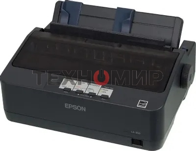 Принтер матричный Epson LX-350 (C11CC24031/C11CC24032), (А4, 357 cps (12 cpi), USB, LPT, COM)