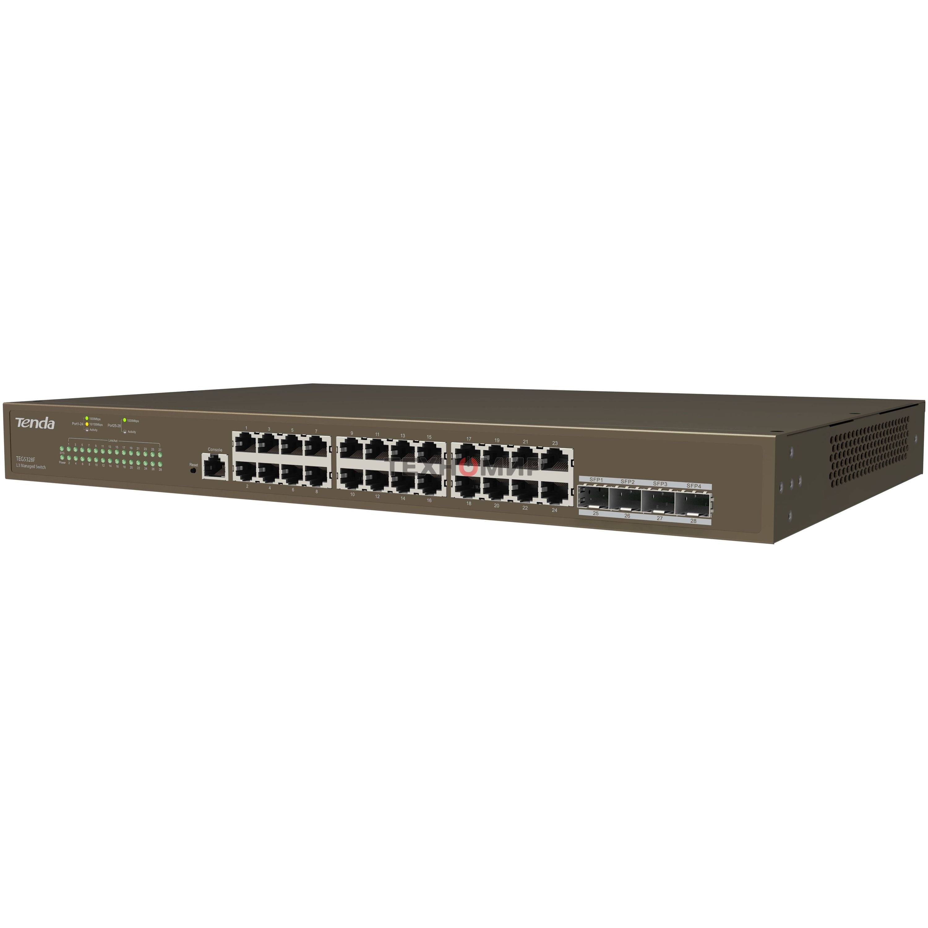 Коммутатор IP-COM G5328F 24PORT 10/100/1000+ 4PORT SFP