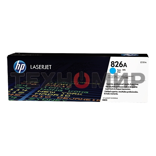 Тонер Картридж HP 826A CF311A голубой для HP CLJ Ent M855