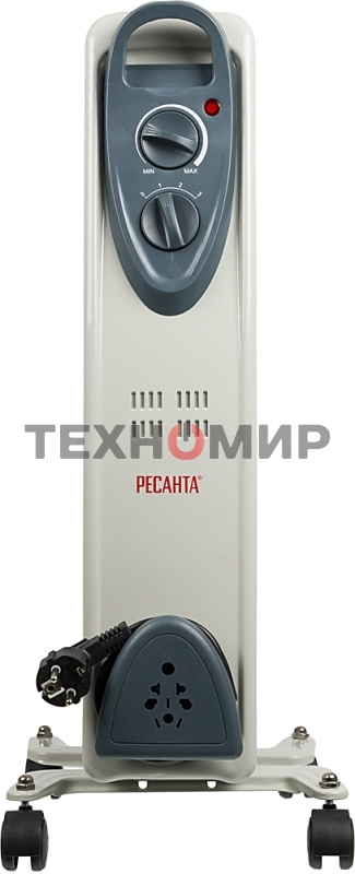 Обогреватель масляный Ресанта ОМ- 5Н (1 кВт) 67/3/6, 5 секц.