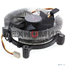 Кулер для процессора Crown CM-80 v2 серебристый/черный, 75 мм, алюминий, 2200 об/мин, 22 дБ, 3 pin, 65 Вт, 42 мм